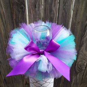 Purple Aqua Tutu SKIRT SIZE 0- 2t